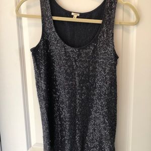 Sequin holiday top from JCrew